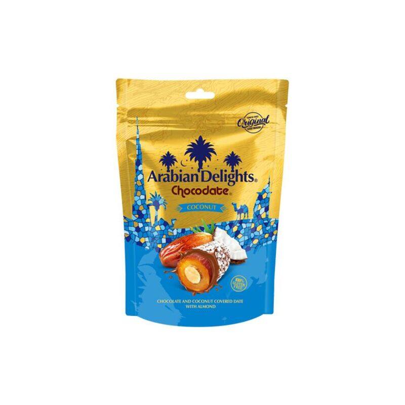 

Arabian Delights Chocodate Coconut 90g Pouch