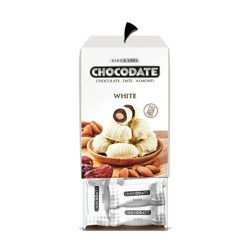 

Chocodate Cube Box White 200g