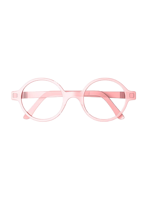 Ki Et La Sun Rozz Full Rim Round Sunglasses for Kids, Clear Lens for Screen, 6-9 Years, Size 5, Pink