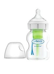 Dr. Browns Options+ PP Wide-Neck Baby Feeding Bottle, 150ml, Clear