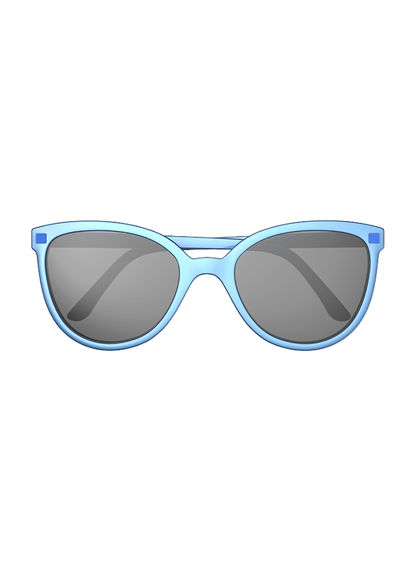 Ki Et La Sun Buzz Full Rim Butterfly Sunglasses for Kids, Black Lens, 6-9 Years, Size 5, Blue