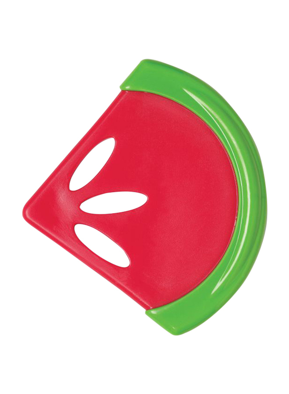 Dr. Browns Soothing Teether, 3+ Months, Watermelon Coolees, Red/Green
