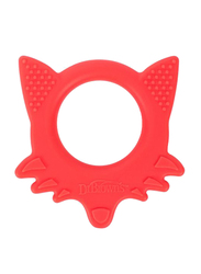 Dr. Browns Flexees Friends Fox Teether, 3+ Months, Red