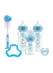 Dr. Browns Options+ Wide-Neck Baby Feeding Bottle Gift Set, Blue