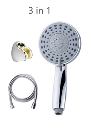 PuriPro Multi Spray Handheld Shower Head, Silver
