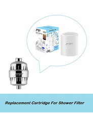 PuriPro Replaceable Shower Filter Cartridge with Several Models & Multi Stages, White