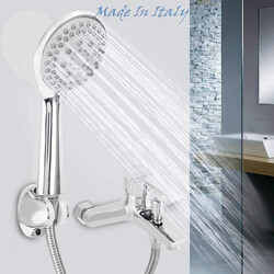 PuriPro Multi Spray Setting Shower Head, Silver