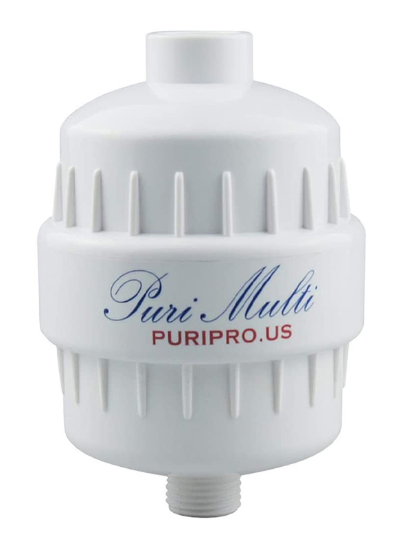 PuriPro Multi Layer Shower Filter for Healthy Hairs, White