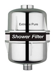PuriPro Extreme Pure Stainless Steel Extra Large Shower Filter, Silver