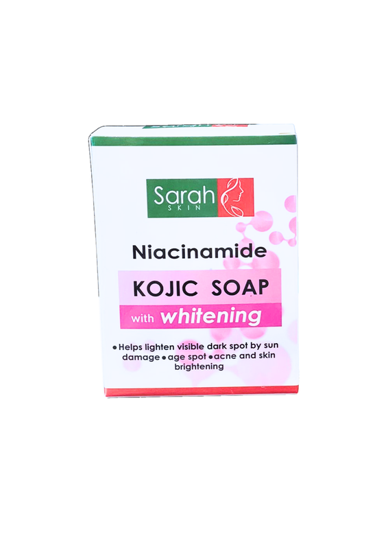 SARAH SKIN NIACINAMIDE KOJIC SOAP