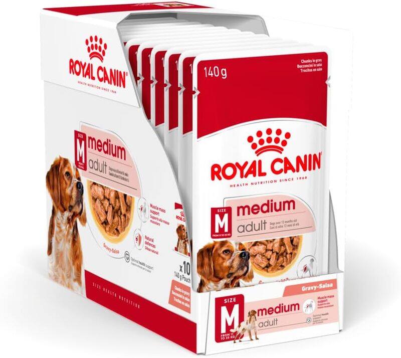 

Royal Canin Size Health Nutrition Medium Adult (WET FOOD - Pouches)