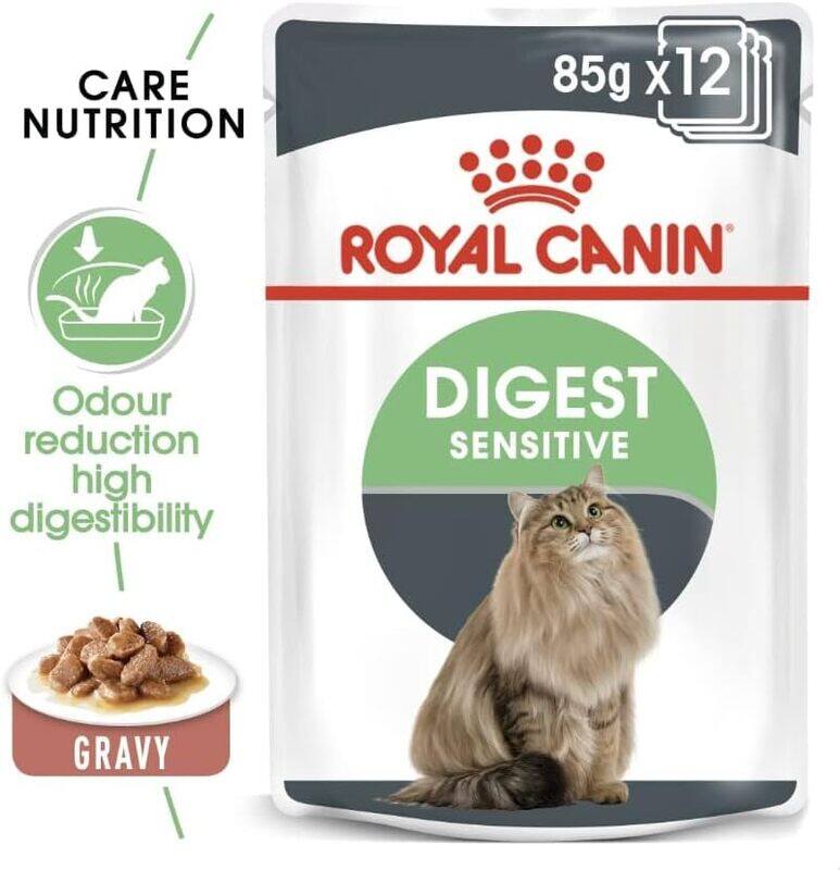 

Royal Canin Feline Care Nutrition Digest Sensitive Gravy (WET FOOD - Pouches)