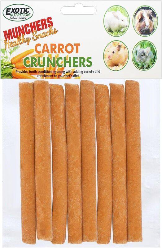 

Exotic Nutrition Munchers Carrot Crunchers 10 pcs