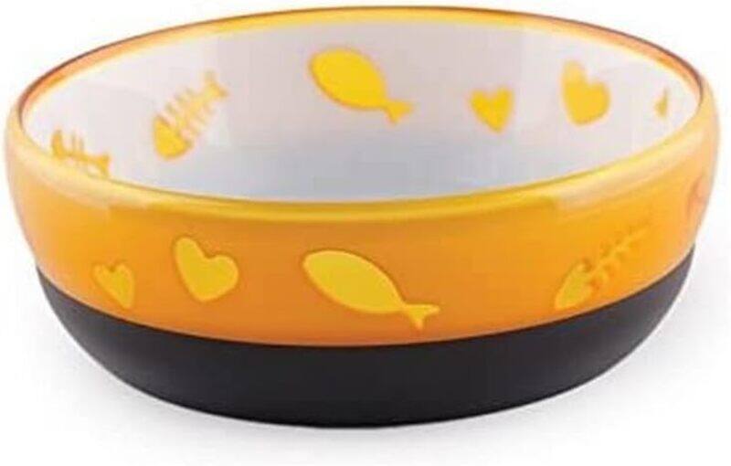 

All For Paws Cat Love Bowl Orange