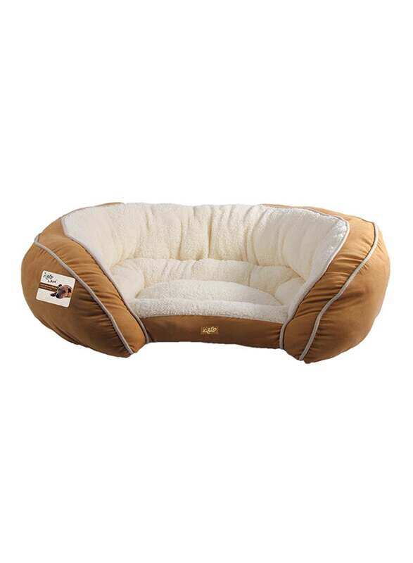 

All For Paws Luxury Lounge Bed M Tan