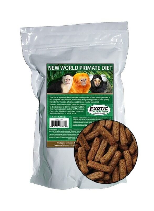 

Exotic Nutrition New World Primate Diet 4LB