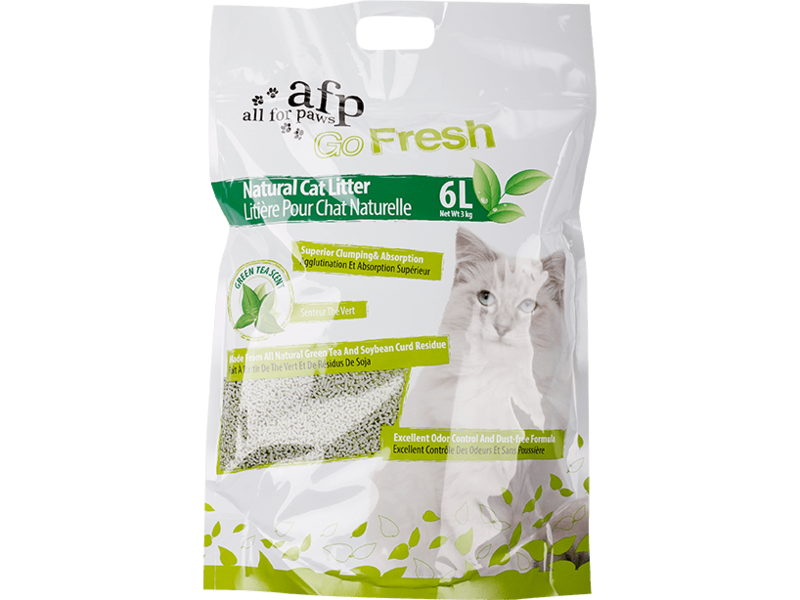 

All For Paws Clumping Natural Cat Litter Green Tea Scent 6 L