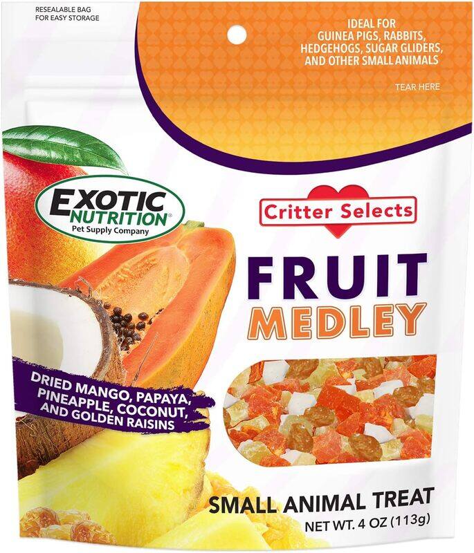 

Exotic Nutrition Critter Selects Fruit Medley Treat 4oz
