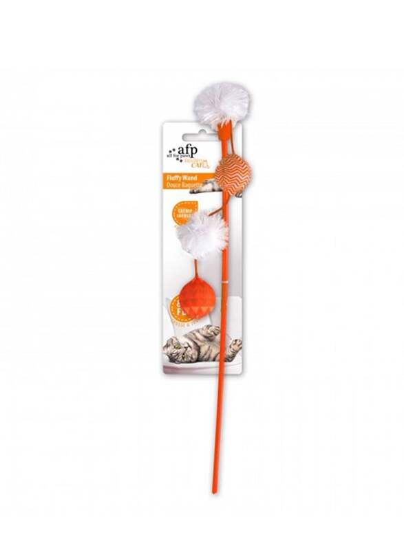 

All For Paws Fluffy Wand Orange