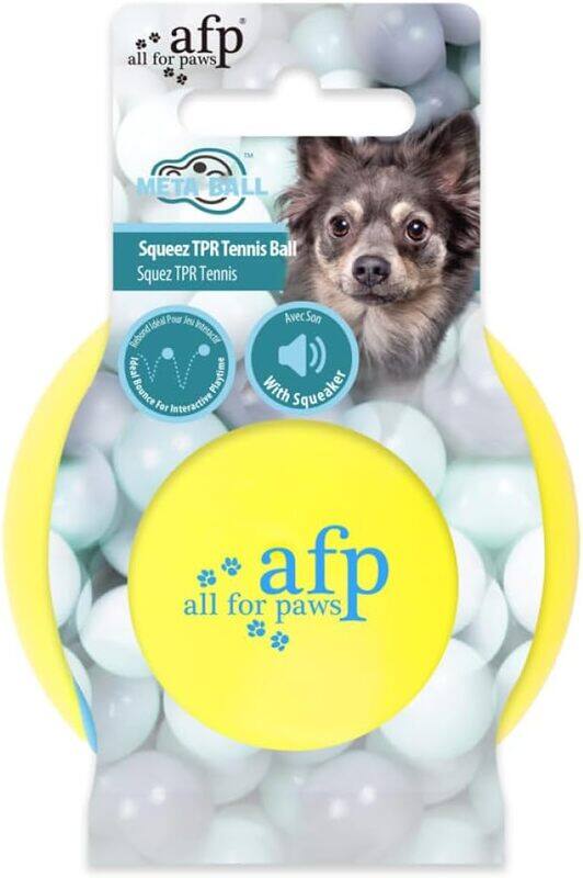 

All For Paws Meta Ball Squeeze TPR Tennis Ball