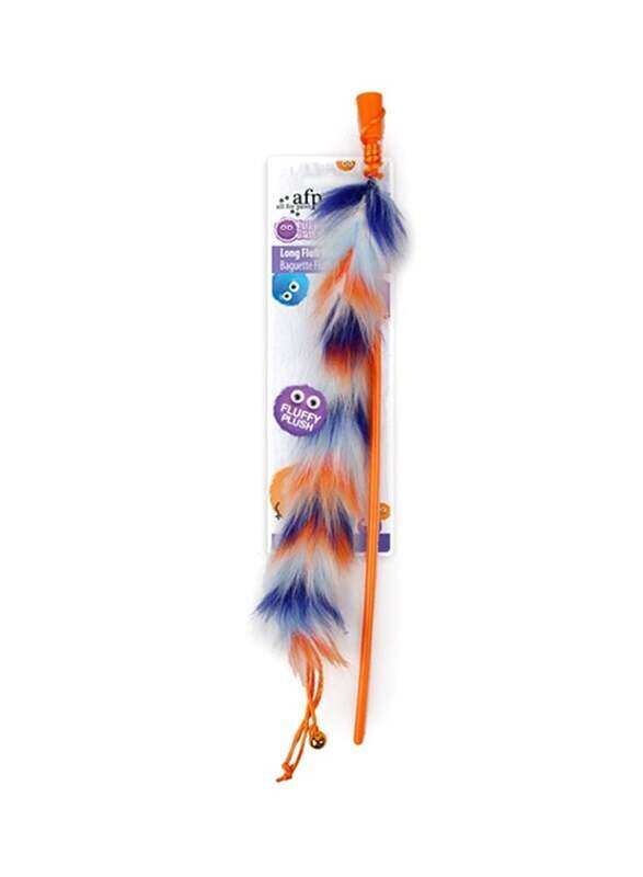 

All For Paws Long Fluff Wand Orange