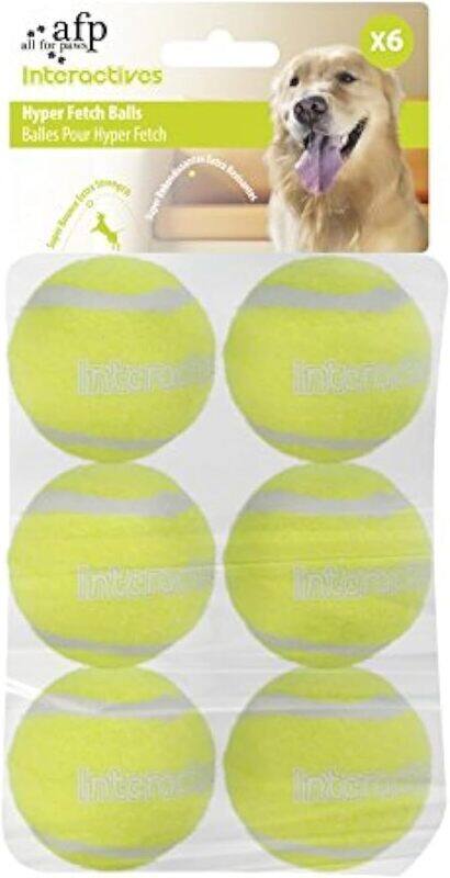

All For Paws Interactive Hyper Fetch Tennis Balls 6 pcs