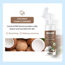 Mooyam Deep Cleaning Makeup Removing Nourishing Coconut Foam Cleanser, 150ml