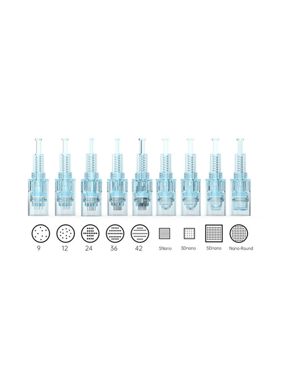 

Dr. Pen Needle Tip for X5 Microneedling Pen, Clear/Blue