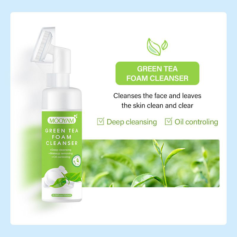 Mooyam Deep Cleaning Makeup Removing Moisturizing Aloe Vera Foam Cleansing, 150ml