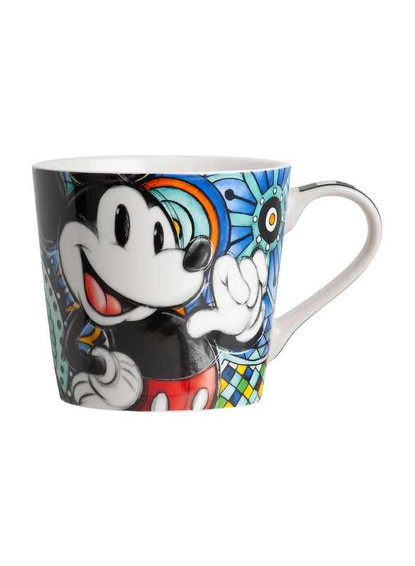 Egan 430ml Bone China Mickey Forever & Ever Disney Mug, 103001, Multicolour