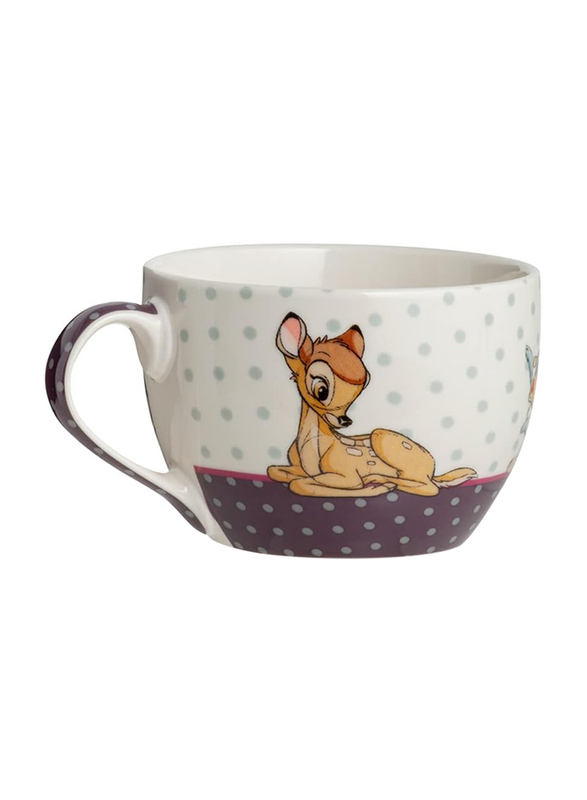 Egan 520ml Bone China Disney Animals Breakfast Mug, 102002, Multicolour