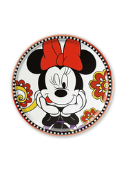 Egan 31cm Porcelain Disney Forever & Ever Minnie Mouse Round Pizza Plate, 103028, Multicolour