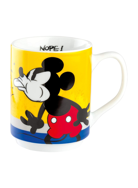 

Egan 350ml Porcelain Disney Stackable Mickey I Am Mug, PWM21IAM/1G, Yellow