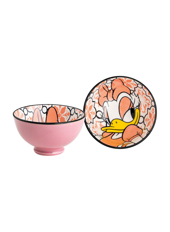 

Egan 300ml Stoneware Disney Forever & Ever Daisy Duck Small Bowl, 103034, Multicolour