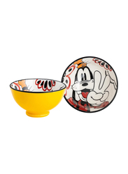 Egan 300ml Stoneware Disney Forever & Ever Goofy Small Bowl, 103035, Multicolour