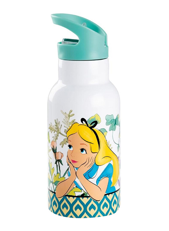 

Egan 350ml Steel Insulated Disney Alice Tales Thermal Bottle, Multicolour