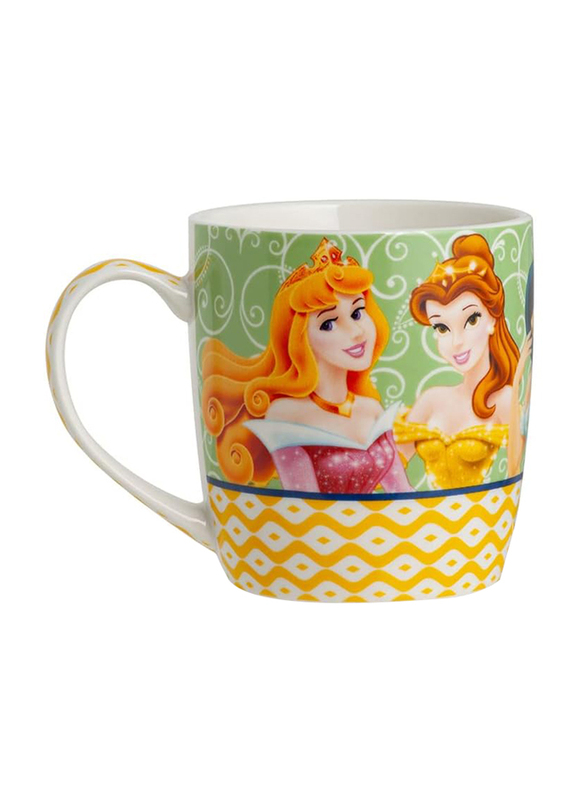 Egan 360ml Bone China Disney Princess Coffee & Tea Mug, 102007, Multicolour