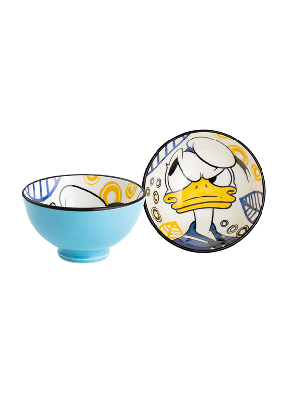 Egan 300ml Stoneware Disney Forever & Ever Donald Duck Small Bowl, 103033, Multicolour