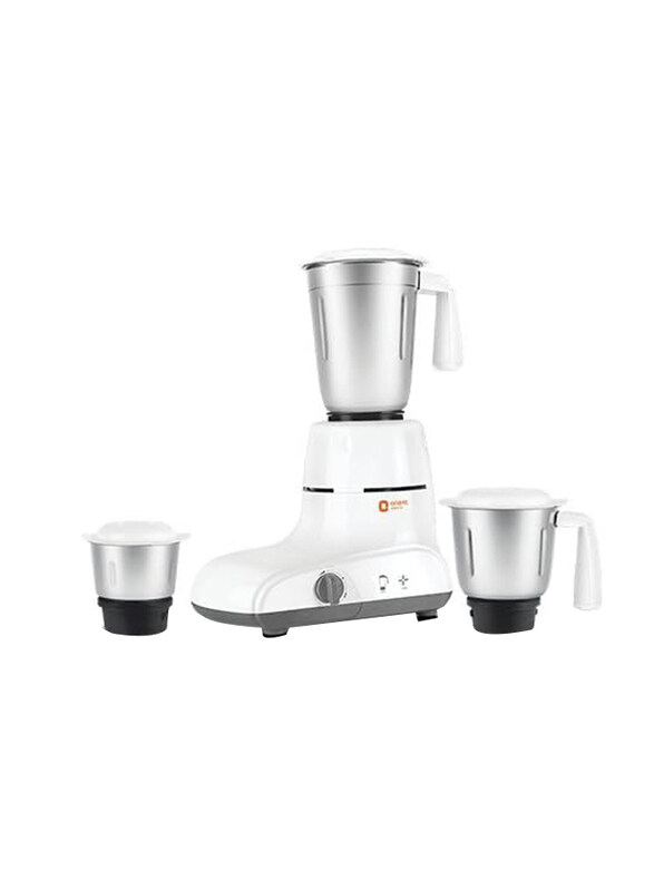 

Orient Aquilla Electric Mixer Grinder with 3 Jars, 550W, MGAQ50G3, Grey