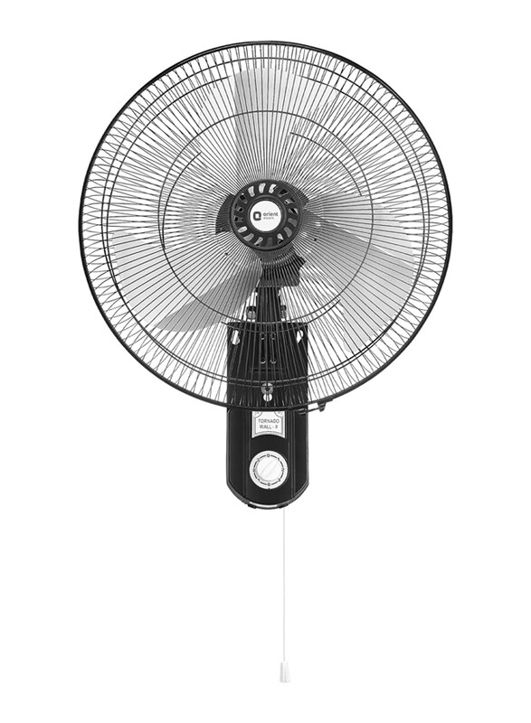 

Orient 18-Inch Tornado Electric Wall Fan with Metal Blade, Grey