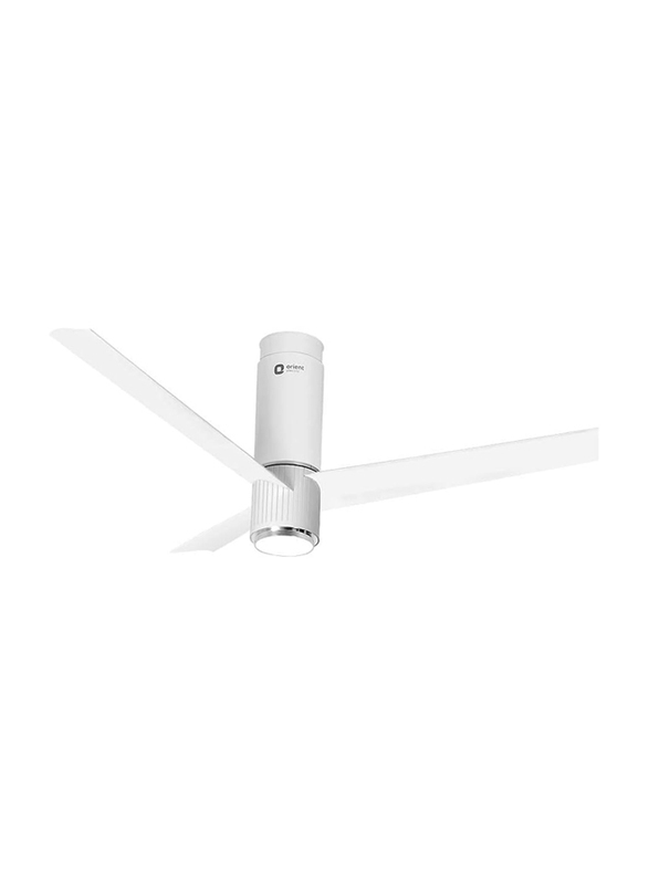 Orient 48-Inch Aeroslim Electric BLDC Motor Smart Ceiling Fan with IOT, Remote & Underlight, White