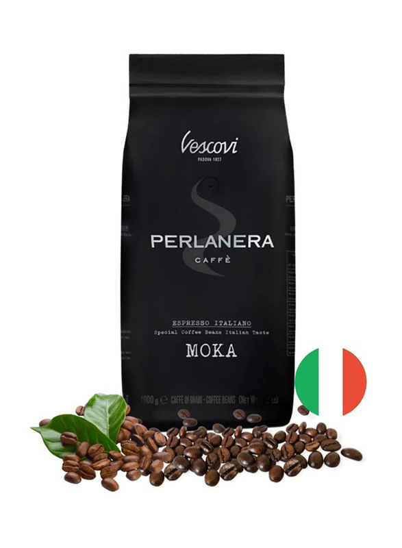 

Vescovi Perlanera Moka Arabica Coffee Beans, 1Kg