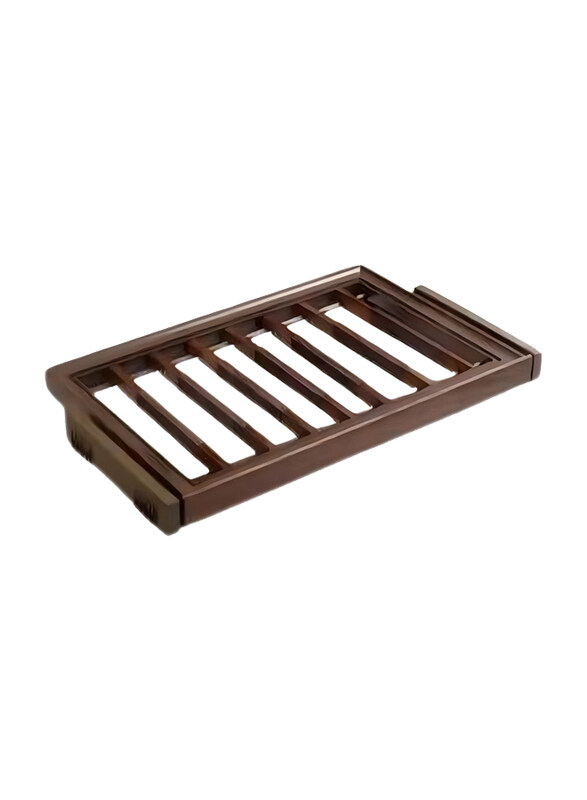 

Eurocliq Pull Out Retractable Closet Pants Hanger, Brown