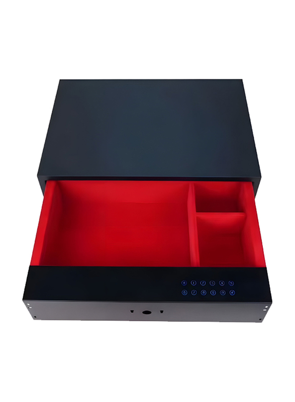 Eurocliq Fingerprint and Key Access Cabinet Safes, Black