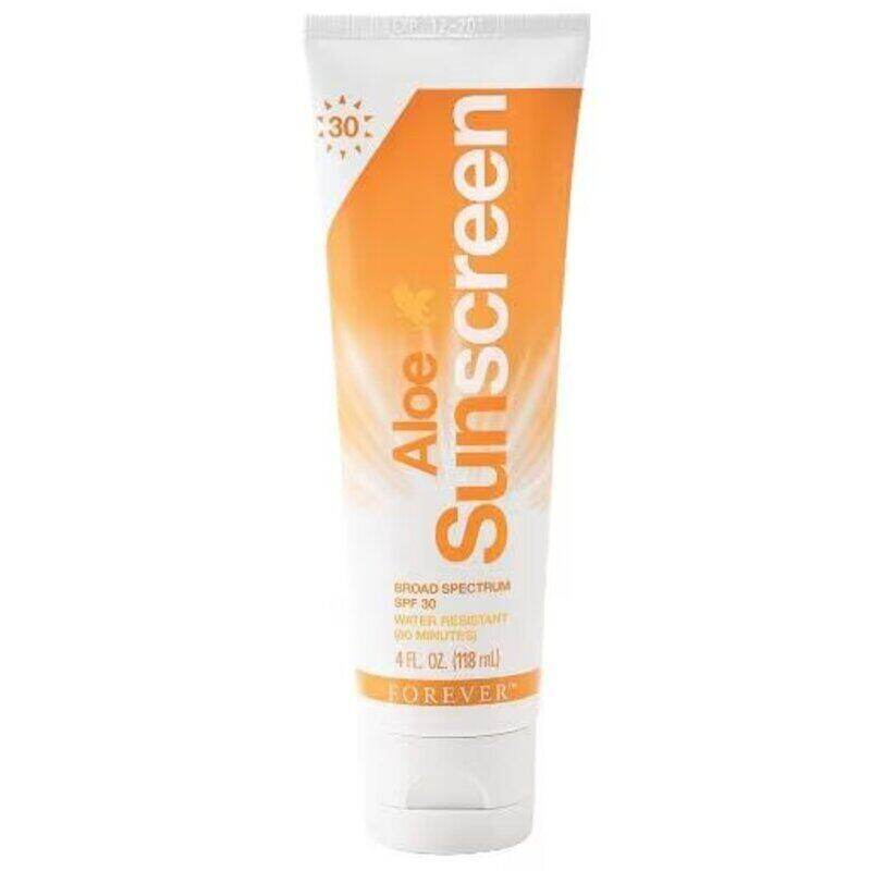 

Forever Living ALOE SUNSCREEN, Soothes, moisturizes and protects , 118ML