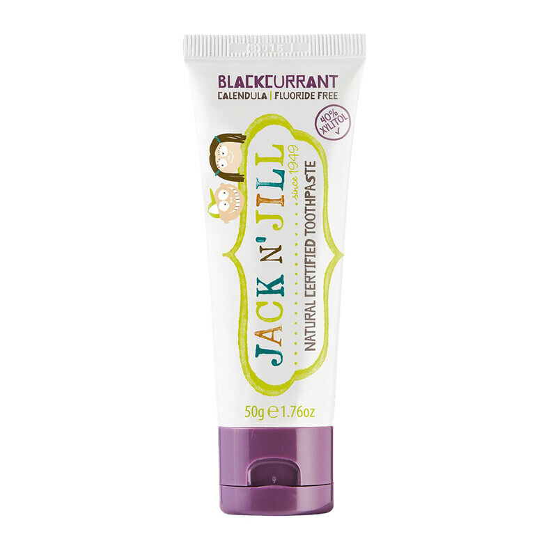 Jack N' Jill Kids Natural Toothpaste - Blackcurrant Flavour 1 X 50G