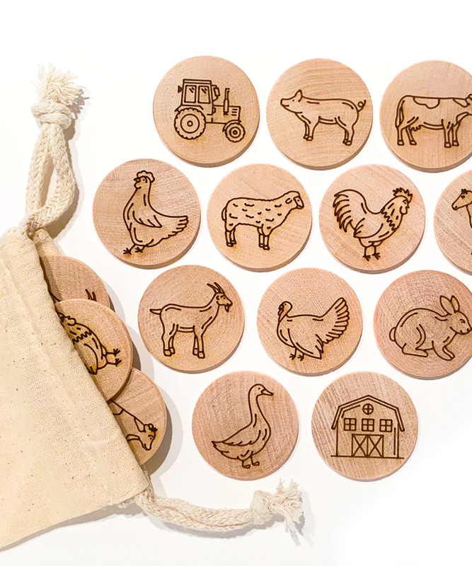 Farm Animal Memory Matching Game