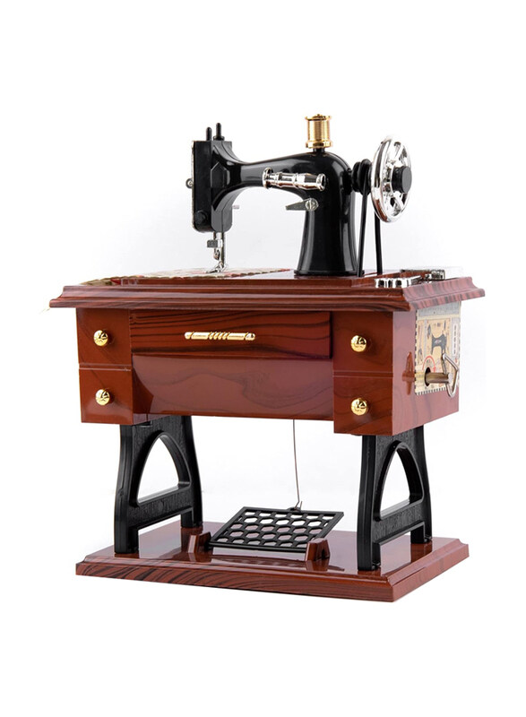 

Framendino Music Sartorius Vintage Sewing Machine, Black/Brown