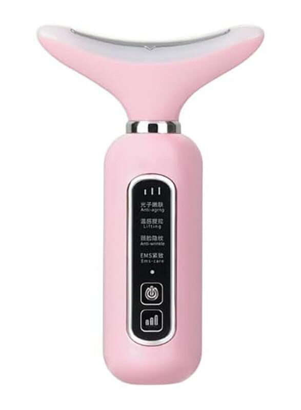

Generic Lightwave Vibration Beauty Neck Massager, 5V, 2.5W, Pink
