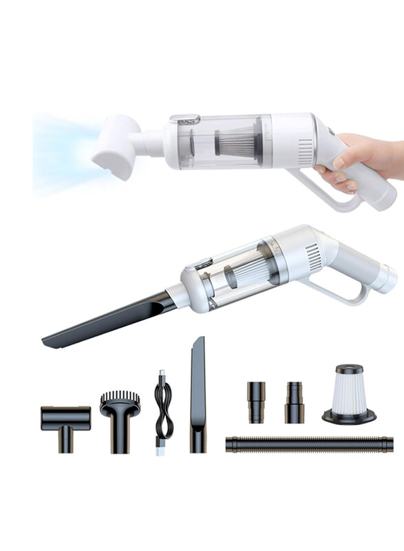 

Hooh Portable Hepa Filter Vacuum Cleaner, LT-127C, White
